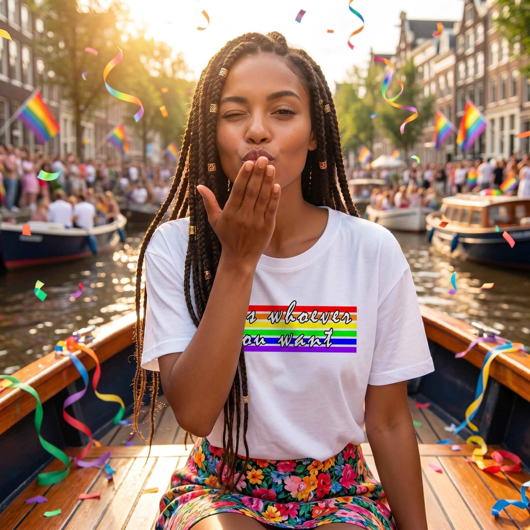 KISS WHOEVER YOU WANT TEE