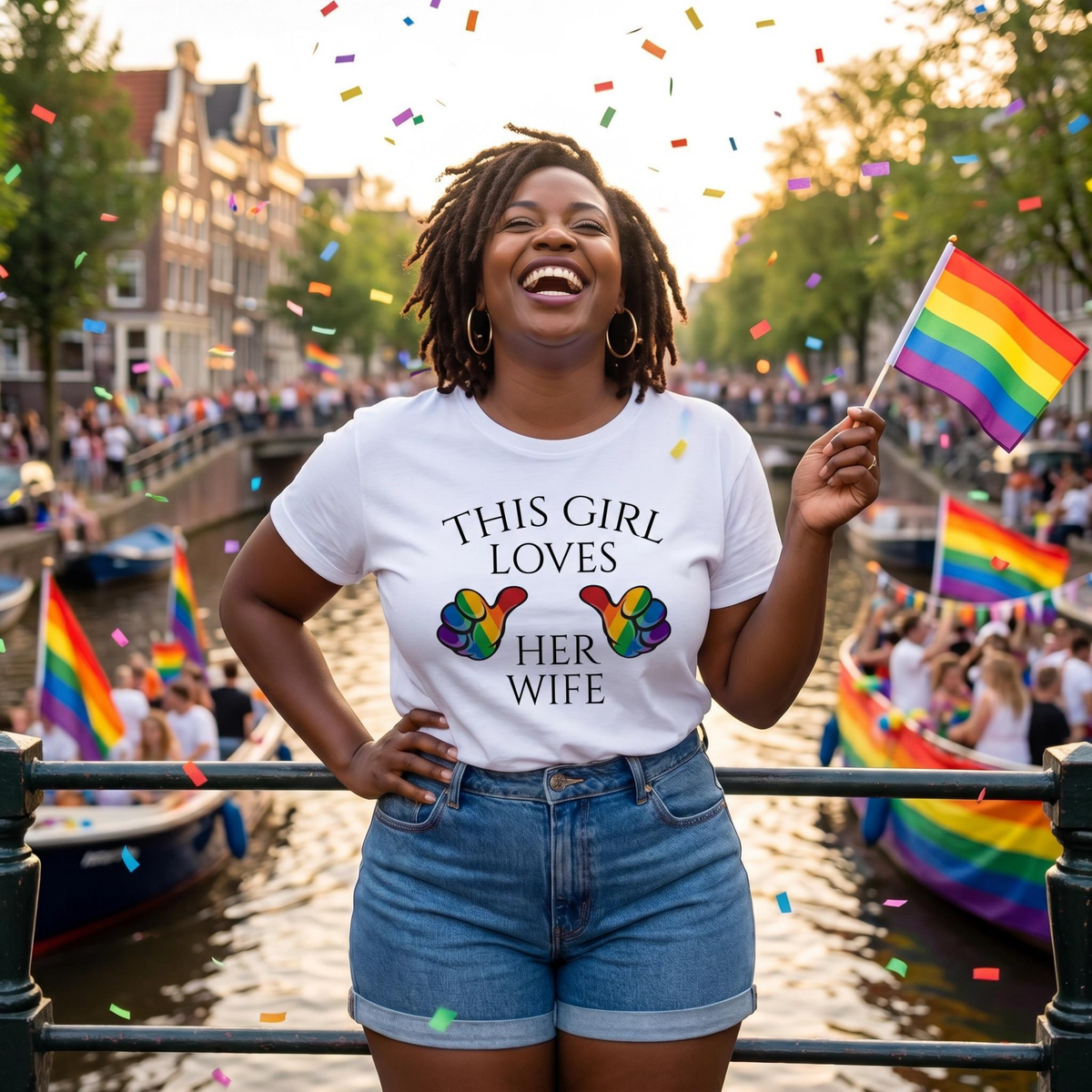 THIS GIRL LOVES HER WIFE TEE
