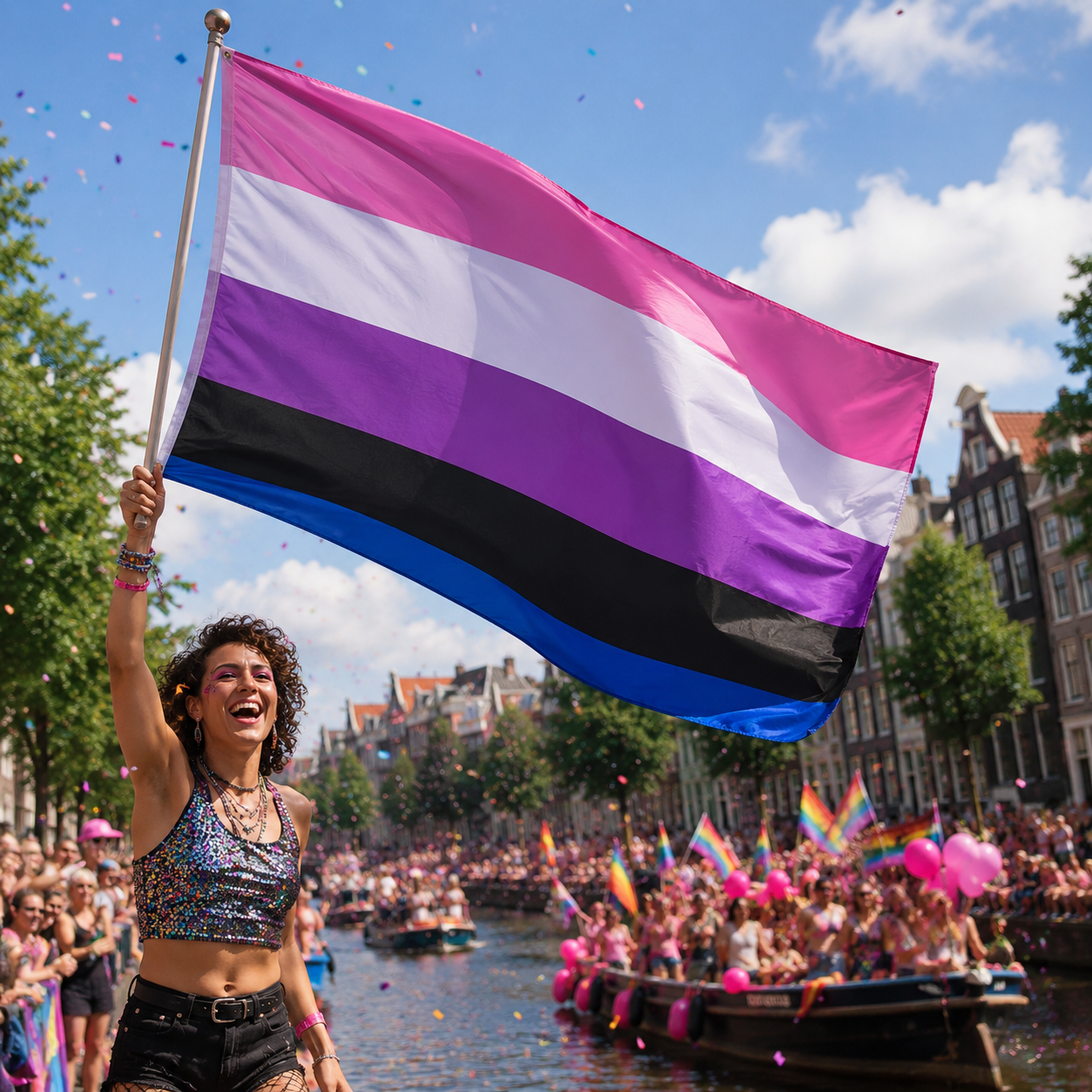 BIG GENDER FLUID FLAG